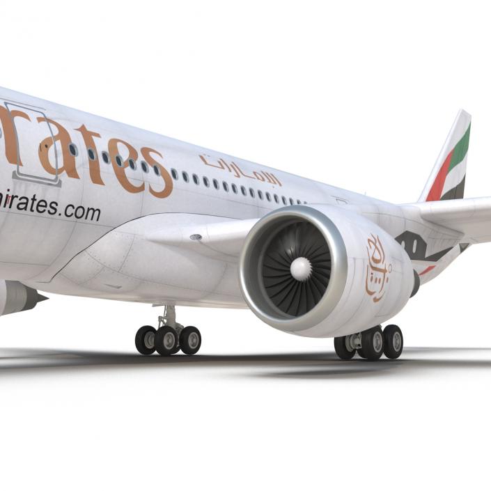 Jet Airliner Airbus A330-200 Emirates 3D