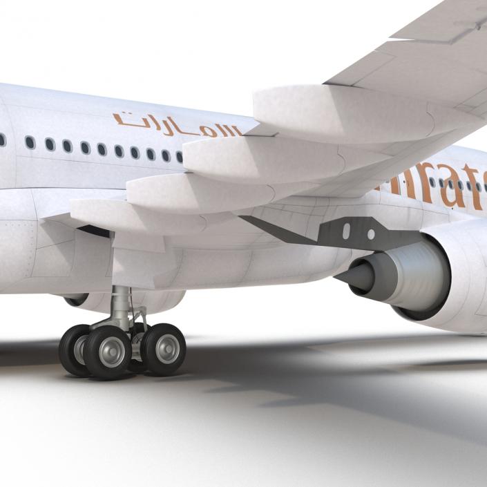 Jet Airliner Airbus A330-200 Emirates 3D