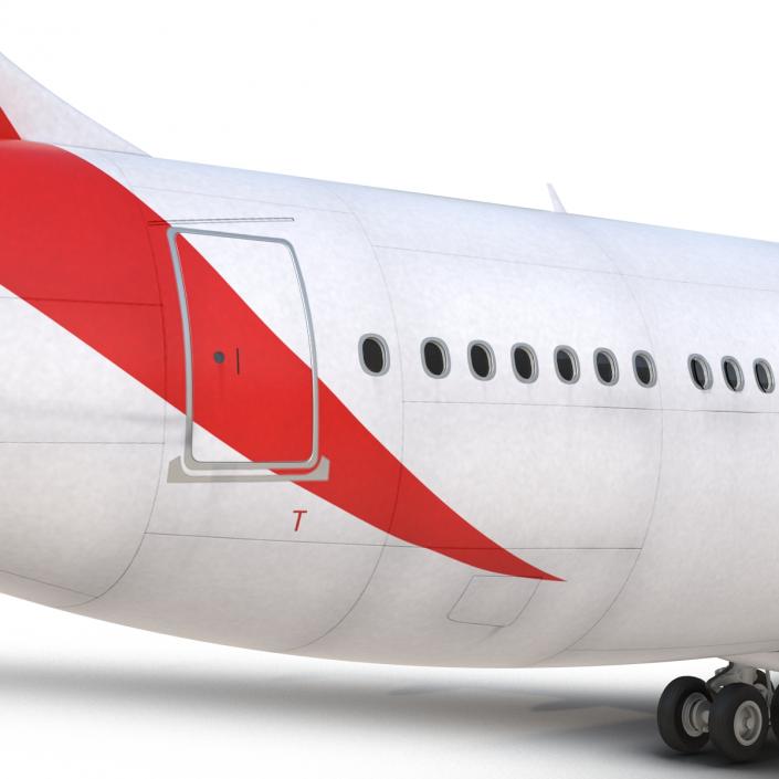 Jet Airliner Airbus A330-200 Emirates 3D