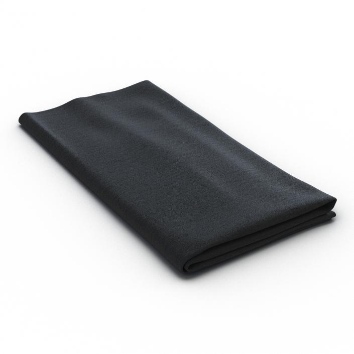 Napkin 2 Black 3D model