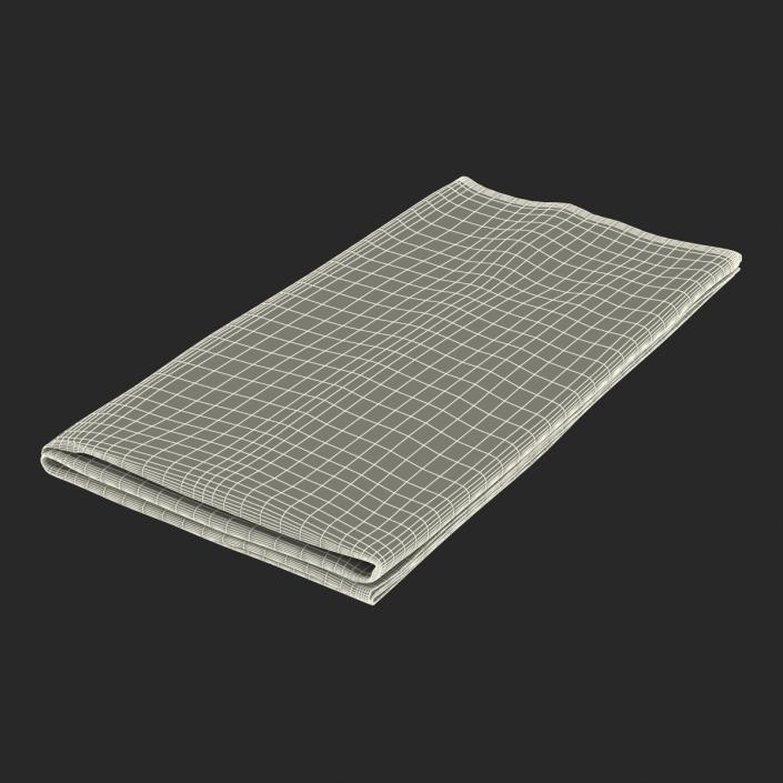 Napkin 2 Black 3D model