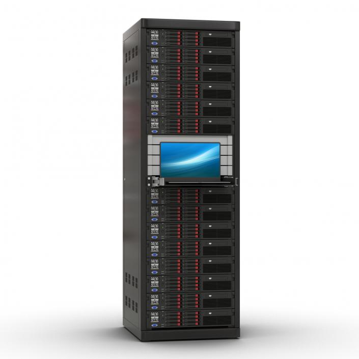 Servers in Rack 3 3D