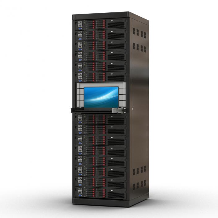 Servers in Rack 3 3D