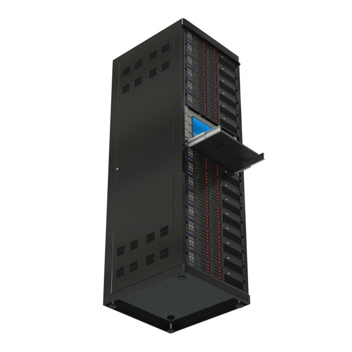 Servers in Rack 3 3D