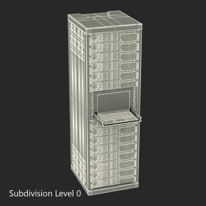 Servers in Rack 3 3D