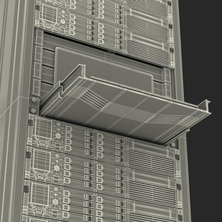 Servers in Rack 3 3D