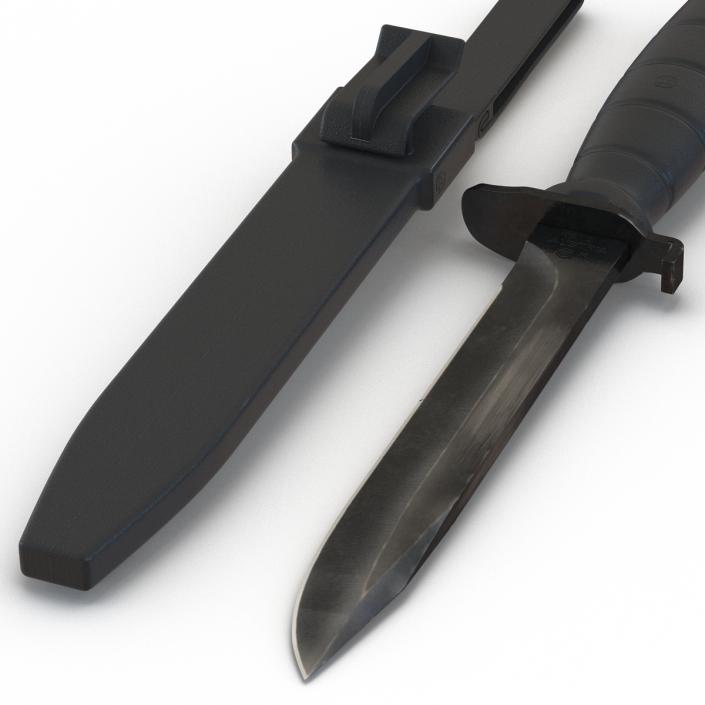 Glock FM 78 Knife 3D Models Set Black 3D