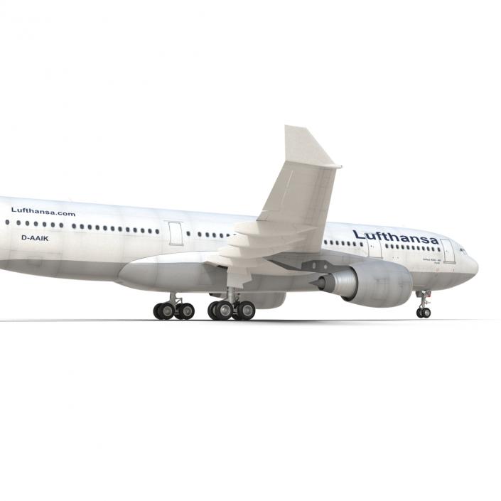 3D Jet Airliner Airbus A330-200 Lufthansa model