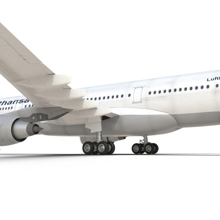 3D Jet Airliner Airbus A330-200 Lufthansa model