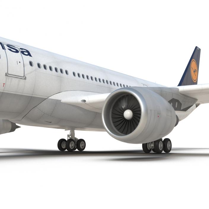 3D Jet Airliner Airbus A330-200 Lufthansa model