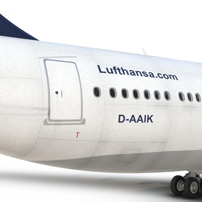 3D Jet Airliner Airbus A330-200 Lufthansa model