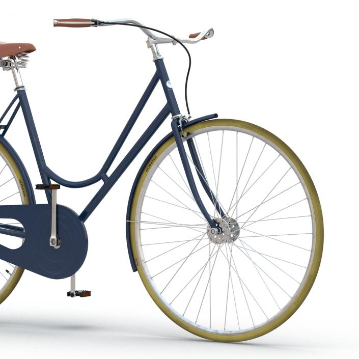 City Bike Blue 3D model