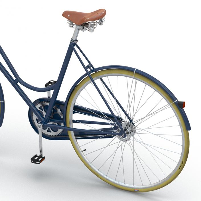 City Bike Blue 3D model