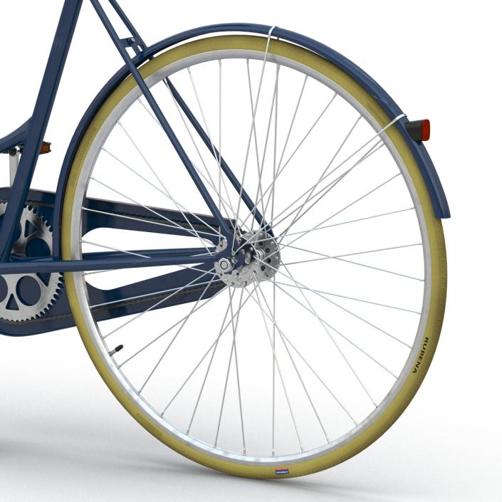 City Bike Blue 3D model