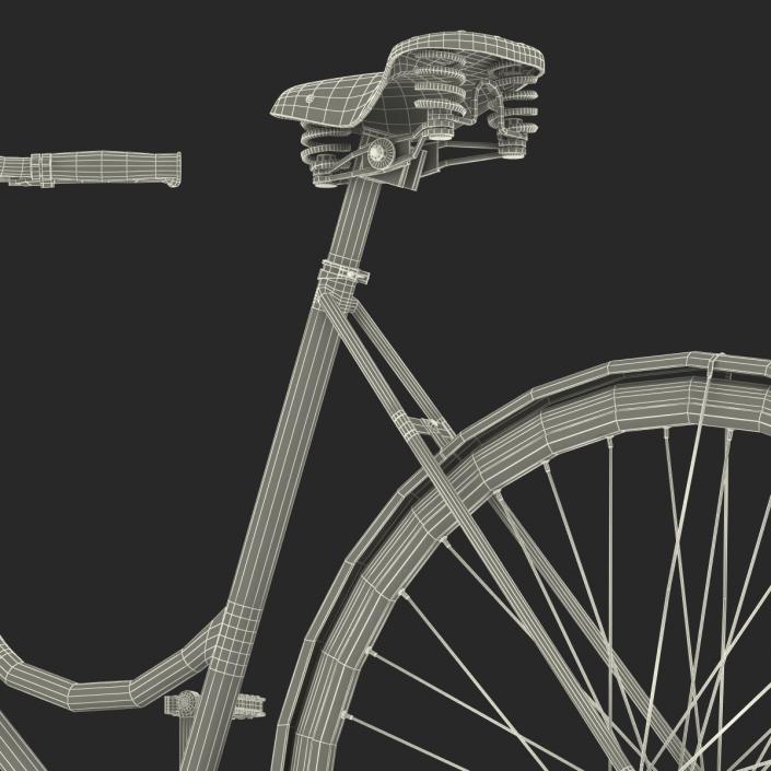 City Bike Blue 3D model