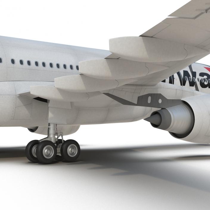 Jet Airliner Airbus A330-200 Northwest Airlines 3D