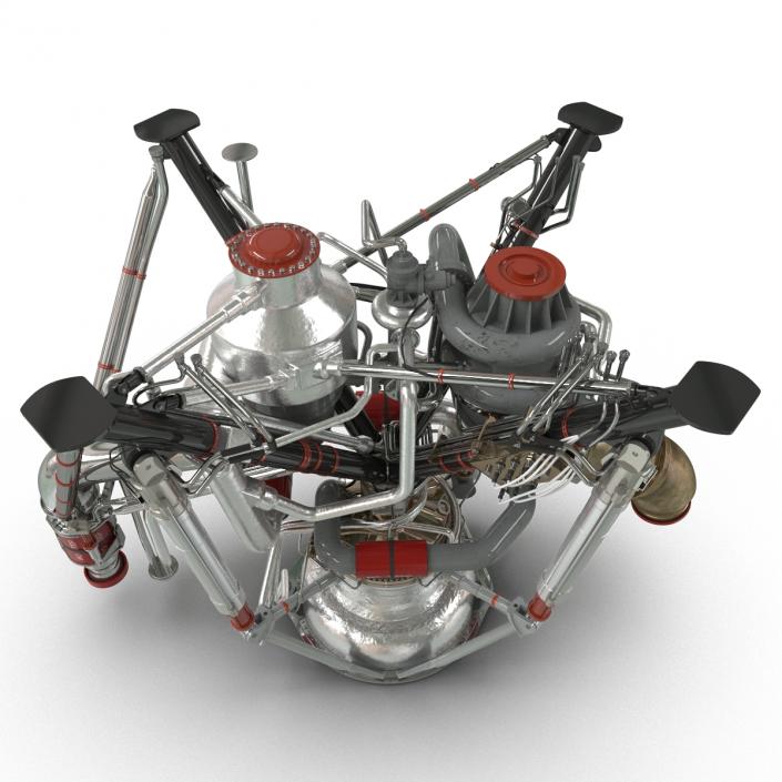 RS 68 Rocket Engine 3D model