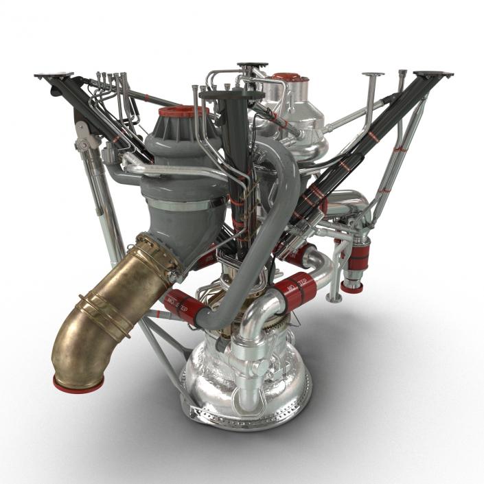 RS 68 Rocket Engine 3D model