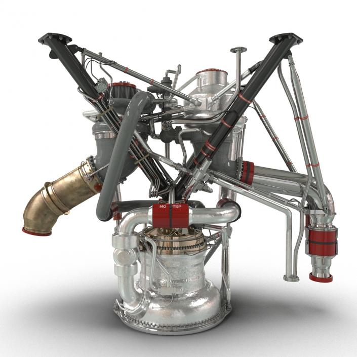 RS 68 Rocket Engine 3D model