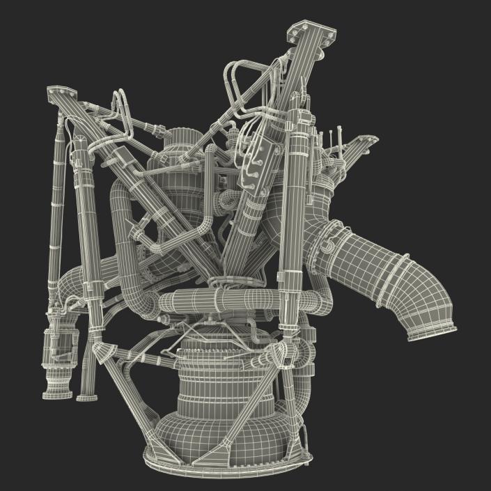 RS 68 Rocket Engine 3D model