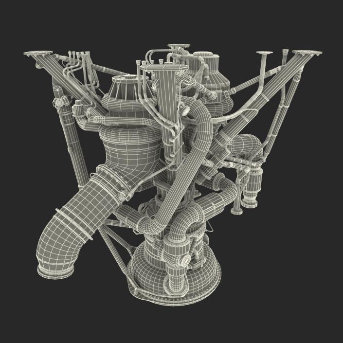 RS 68 Rocket Engine 3D model