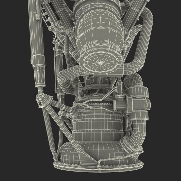 RS 68 Rocket Engine 3D model