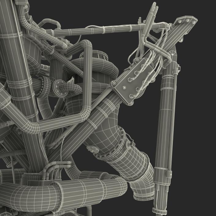 RS 68 Rocket Engine 3D model