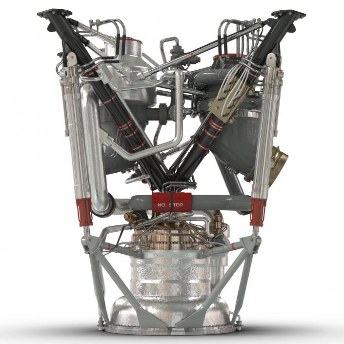 3D model Rocket Engine 2