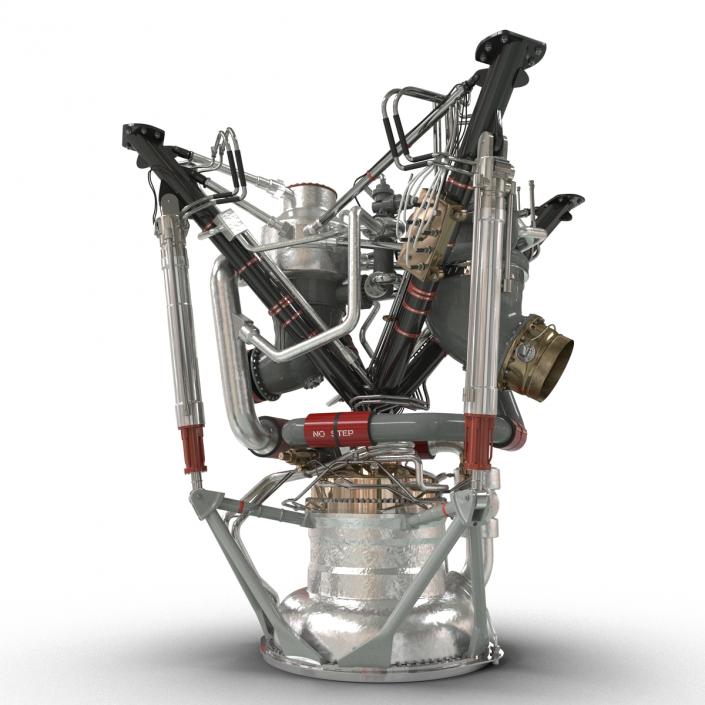 3D model Rocket Engine 2