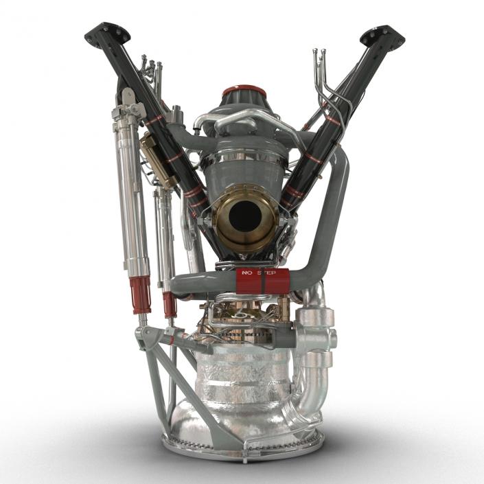 3D model Rocket Engine 2