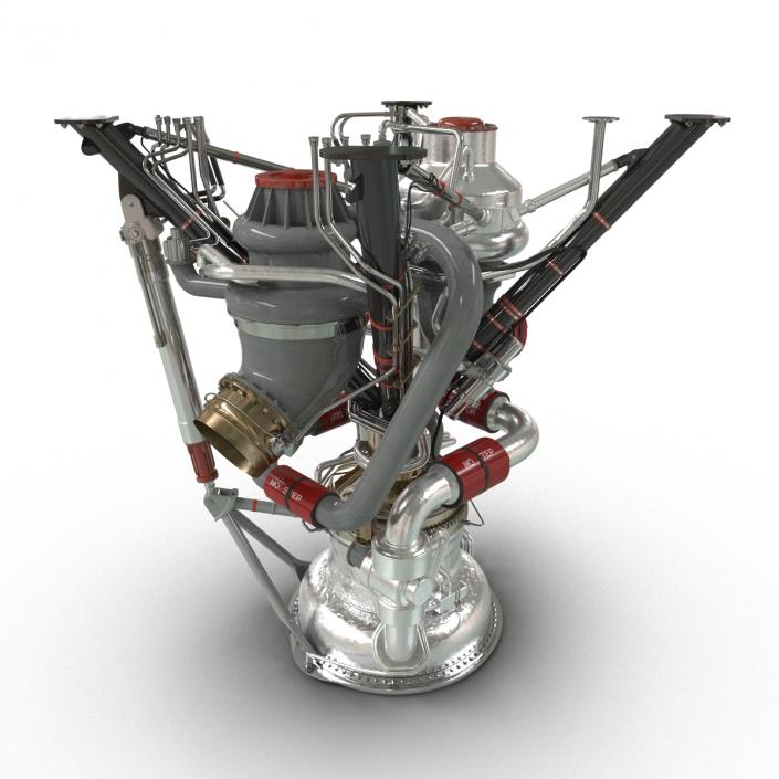 3D model Rocket Engine 2