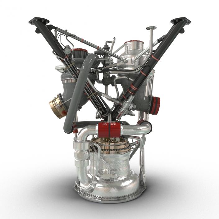 3D model Rocket Engine 2