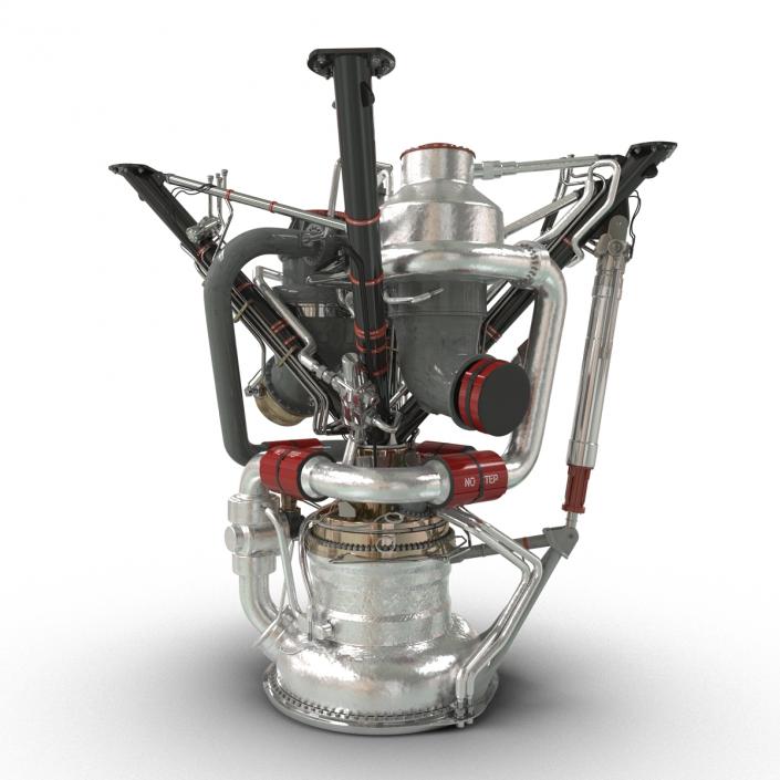 3D model Rocket Engine 2