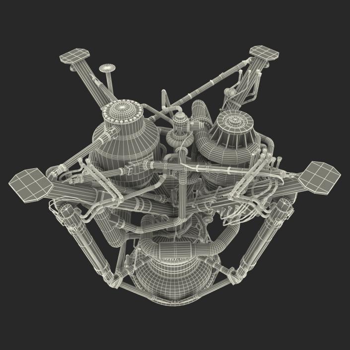 3D model Rocket Engine 2