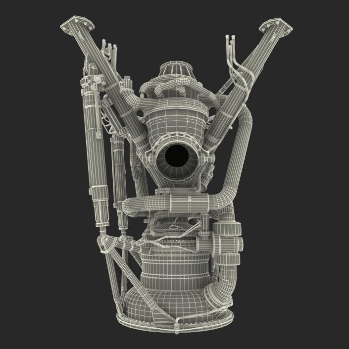 3D model Rocket Engine 2