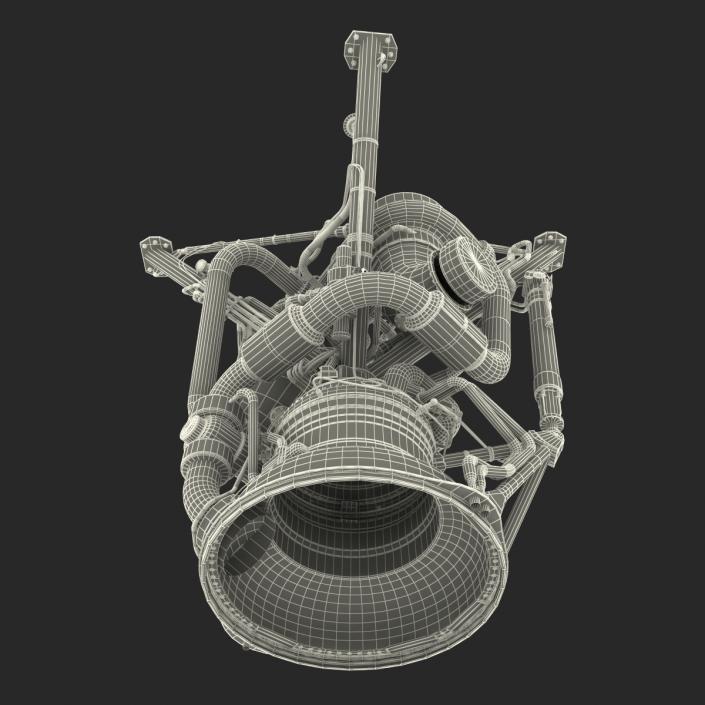 3D model Rocket Engine 2