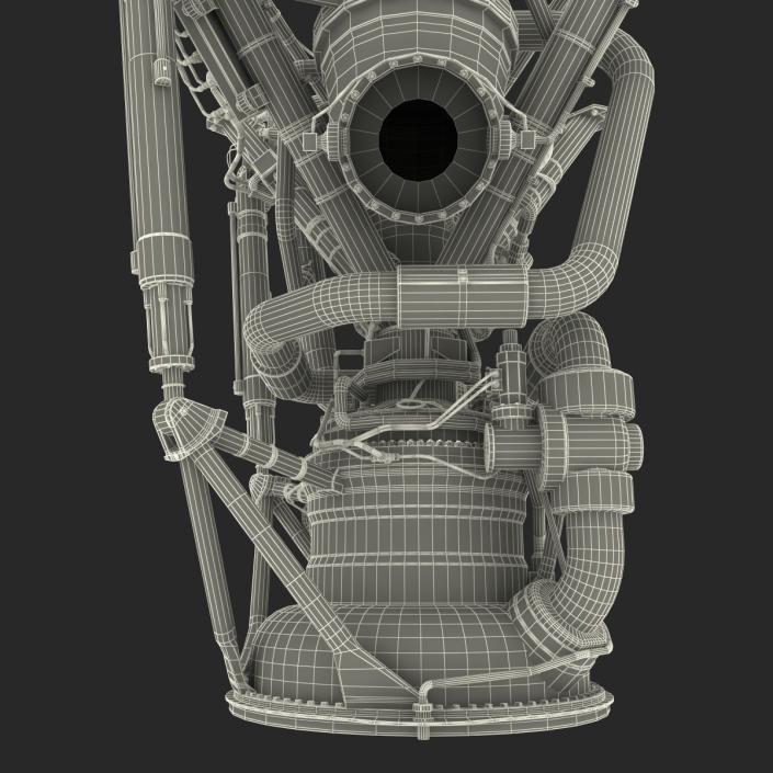 3D model Rocket Engine 2