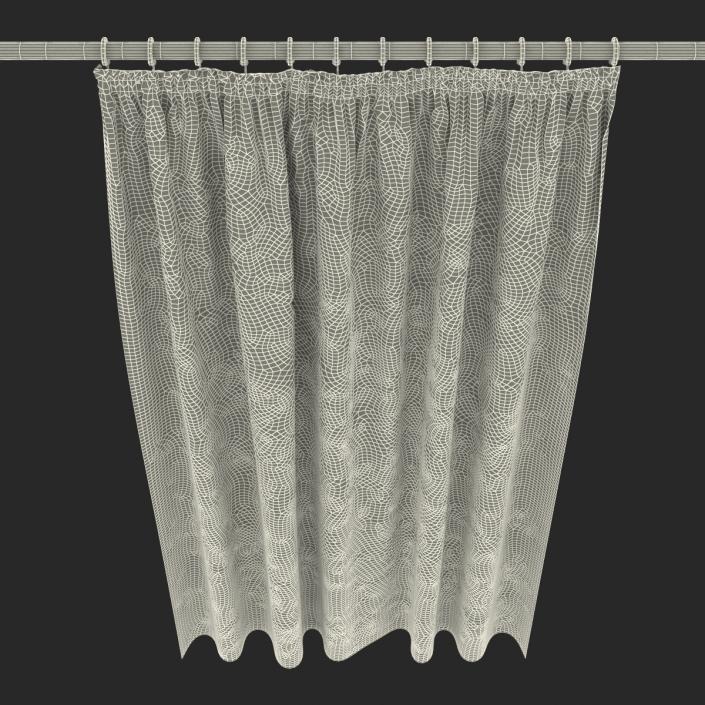 Curtain 2 Gray 3D model