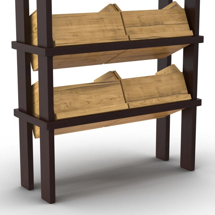 Bakery Display Shelves 3 3D model