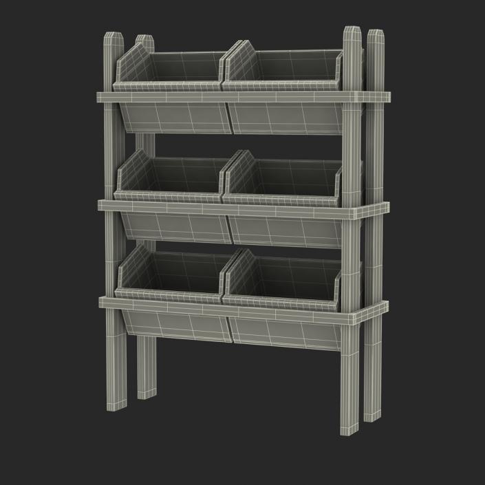 Bakery Display Shelves 3 3D model