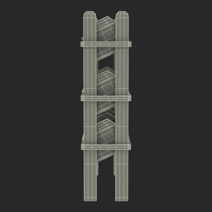 Bakery Display Shelves 3 3D model