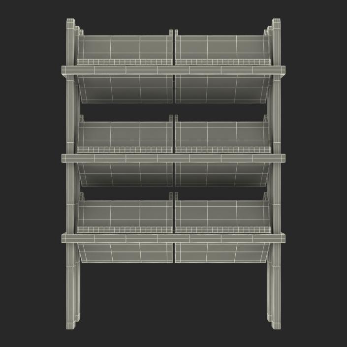 Bakery Display Shelves 3 3D model