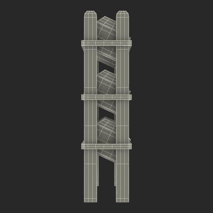 Bakery Display Shelves 3 3D model