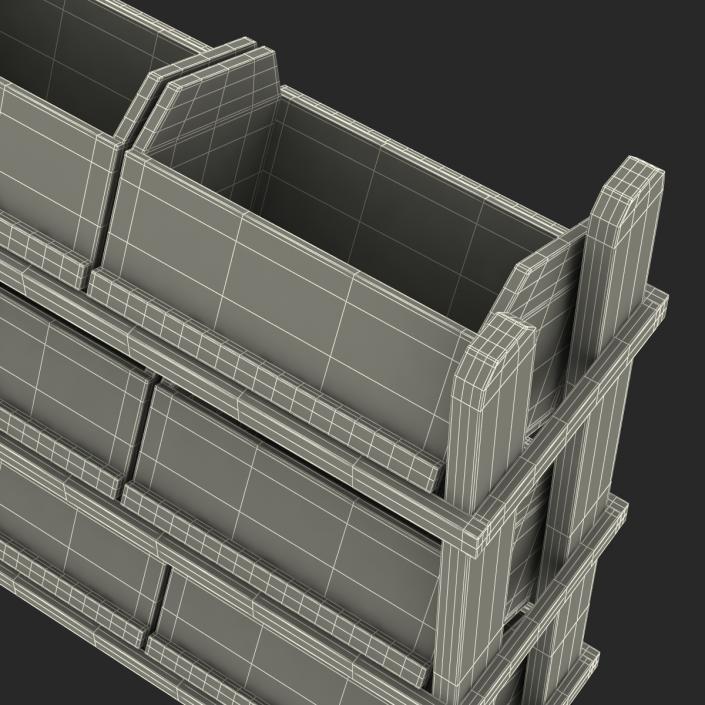 Bakery Display Shelves 3 3D model