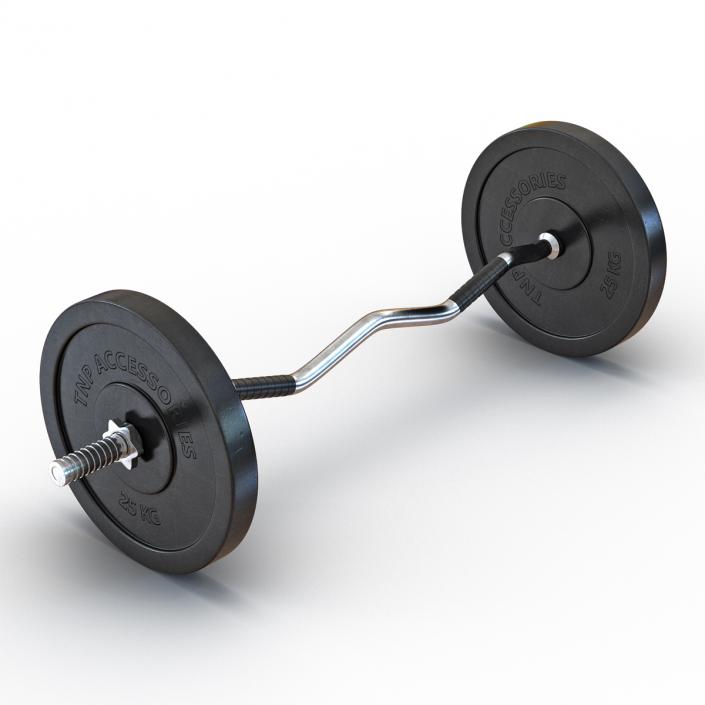 Barbell 3D model