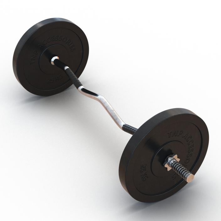 Barbell 3D model