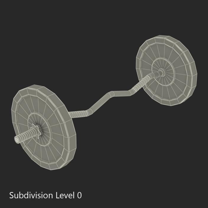 Barbell 3D model