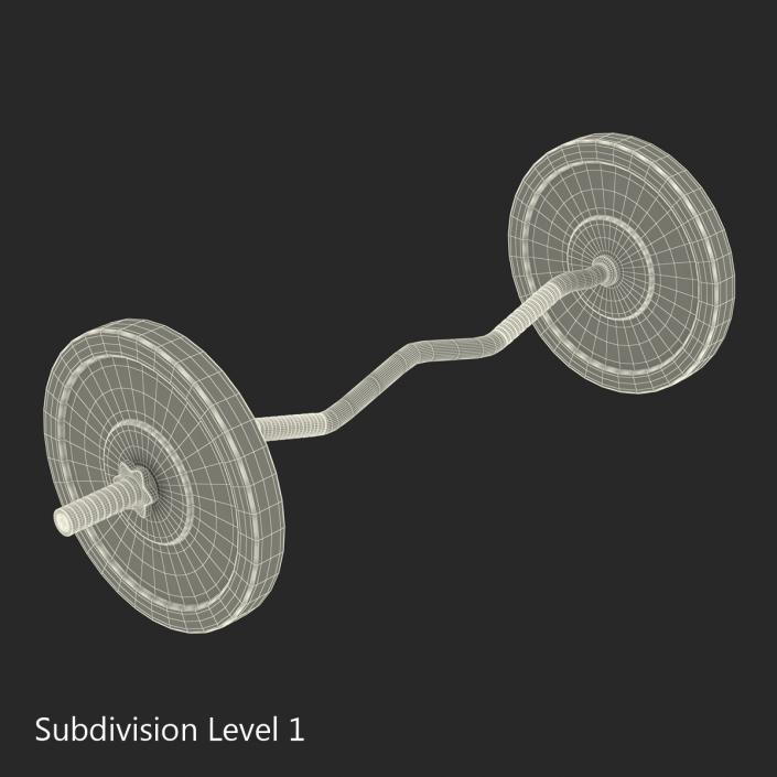 Barbell 3D model