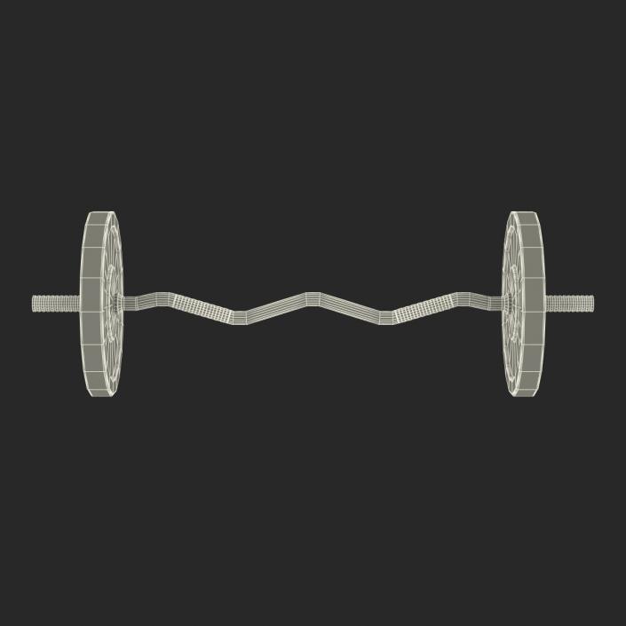 Barbell 3D model