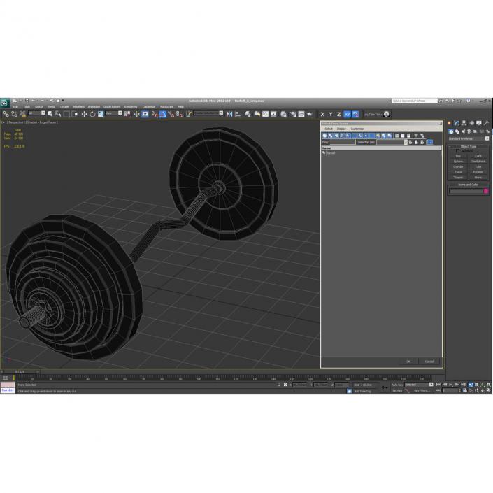 Barbell 2 3D model